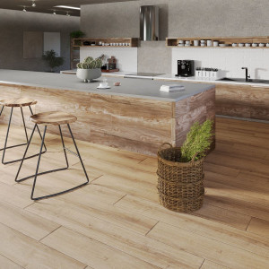 Ламинат "Egger" EPL204 Дуб Шерман светло-коричневый, Large Aqua+