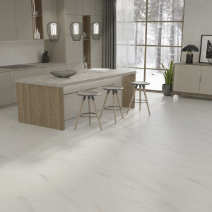 Ламинат "Egger" EPL245 Мрамор Леванто белый, Large Aqua+