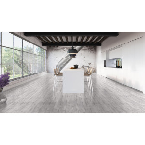 ЛАМИНАТ QUICK-STEP IMPRESSIVE IM1861 ДУБ РЕСТАВРИРОВАННЫЙ СВЕТЛО-СЕРЫЙ