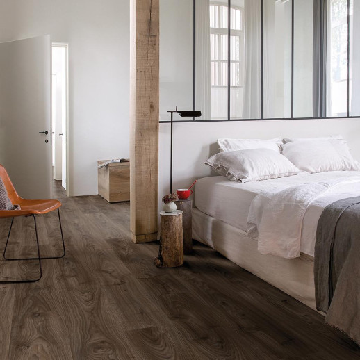 Виниловые полы Quick-Step Balance Click Дуб Коттедж Темно-коричневый BACL40027