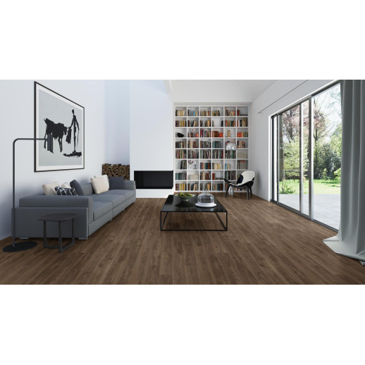 Виниловые полы Quick-Step Balance Click Дуб Коттедж Темно-коричневый BACL40027