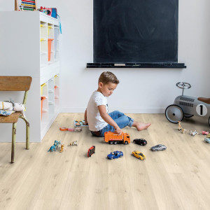 Виниловые полы Quick-Step Balance Click Светло-бежевый Дуб BACL40017