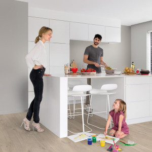 Виниловые полы Quick-Step Pulse Click Дуб Хлопковый Бежевый PUCL40103