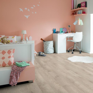 Виниловые полы Quick-Step Balance Click Жемчужный Серо-коричневый Дуб BACL40133
