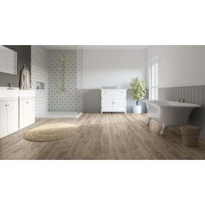 Виниловые полы Quick-Step Balance Rigid Click Дуб Коттедж Серо-коричневый RBACL40026