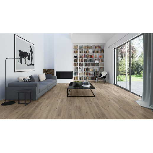 Виниловые полы Quick-Step Balance Rigid Click Дуб Коттедж Серо-коричневый RBACL40026