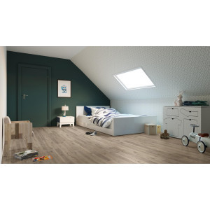 Виниловые полы Quick-Step Balance Rigid Click Дуб Коттедж Серо-коричневый RBACL40026
