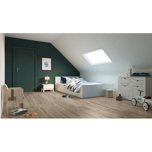 Виниловые полы Quick-Step Balance Rigid Click Дуб Коттедж Серо-коричневый RBACL40026
