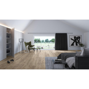 Виниловые полы Quick-Step Balance Rigid Click Дуб Коттедж Серо-коричневый RBACL40026