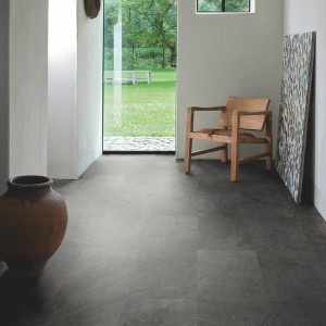 Виниловые полы Quick-Step Ambient Click Сланец Черный AMCL40035