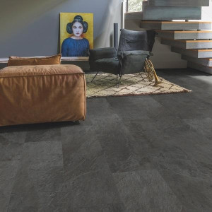 Виниловые полы Quick-Step Ambient Click Сланец Черный AMCL40035