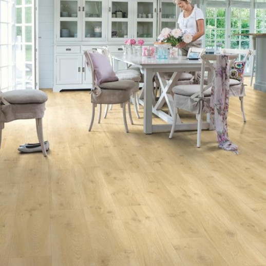 Виниловые полы Quick-Step Balance Click Бежевый Дуб BACL40018