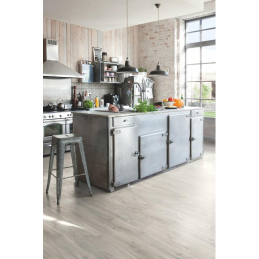 Виниловые полы Quick-Step Balance Rigid Click Дуб Каньон Серый Пилёный RBACL40030
