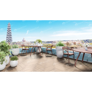 Кварцвинил "Alpine Floor" 13-10 Макадамия, Parquet Light